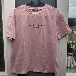 Light pink t shirt